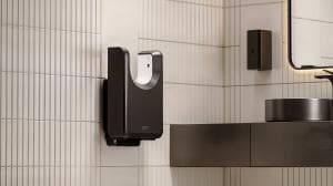 ADA compliant electric hand dryer