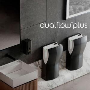 Compliant hand dryer with water collecting tank